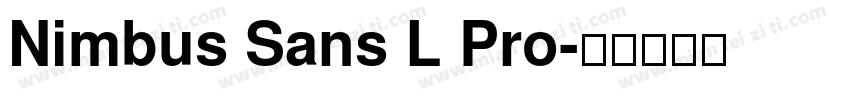 Nimbus Sans L Pro字体转换